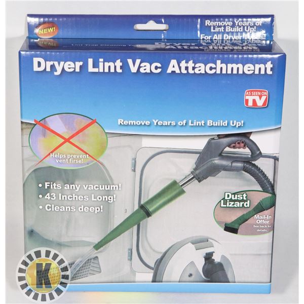 NEW DRYER LINT VAC ATTACHMENT