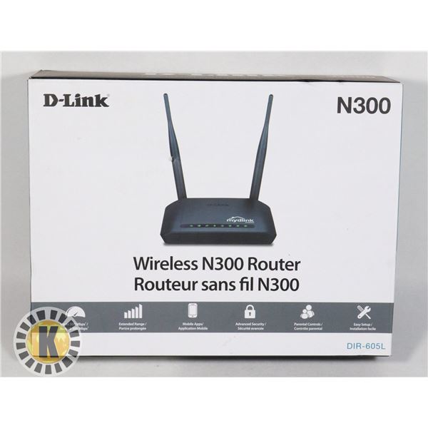 D-LINK WIRELESS N300 ROUTER (UP TO 300MBPS)