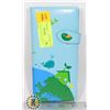 Image 1 : WOMENS SHAG WALLET BLUE EARTH THEME