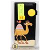 Image 1 : WOMENS SHAG WALLET CAMEL THEME