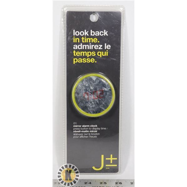 NEW MIRROR ALARM CLOCK (PRESS BUTTON TO DISPLAY