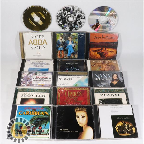 LOT OF ASSORTED CDS FROM VARIOUS ARTISTS