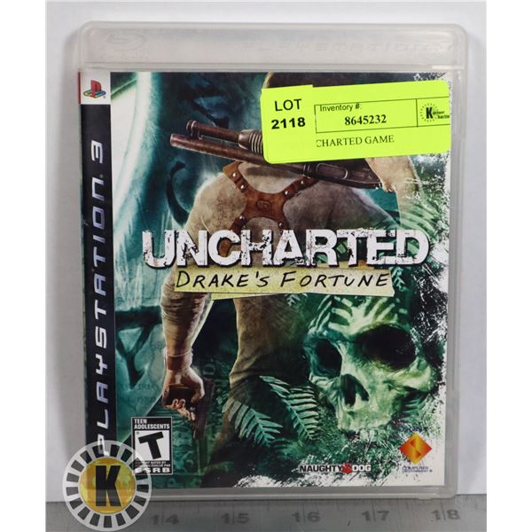 PS3 UNCHARTED GAME