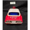 Image 3 : VINTAGE FIRE CHIEF CAMARO BATTERY OPERATED TIN TOY
