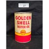 Image 1 : VINTAGE GOLDEN SHELL MOTOR OIL QUART