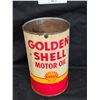 Image 2 : VINTAGE GOLDEN SHELL MOTOR OIL QUART