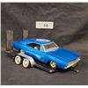 Image 1 : 68 DODGE CHARGER & TRAILER DIE CAST