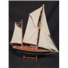 Image 2 : LARGE HIGH QUALITY WOOD SAILING SHIP MODEL ON STAND, NO SHIPPING