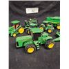 Image 2 : SEVEN JOHN DEERE DIE CAST TRACTORS & IMPLEMENTS