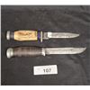 Image 2 : TWO VINTAGE HUNTING KNIVES