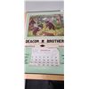 Image 2 : TWO LARGE 1984 DEACON BROS. CANADA CALENDARS