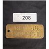 Image 1 : VINTAGE ARISTO 40 BRASS MOTOR OIL TAG