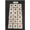 Image 1 : 18 1950'S CANADIAN NICKELS