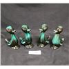 Image 1 : FOUR SMALL BLUE MOUNTAIN POTTERY DUCKS