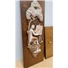 Image 2 : VINTAGE 3 PIECE WALL CLOCK PLAQUE SET