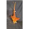 Image 2 : LARGE VINTAGE CHALET ART GLASS BASKET, NO SHIPPING