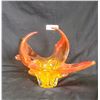 Image 2 : LARGE VINTAGE CHALET ART GLASS CENTRE PIECE, NO SHIPPING