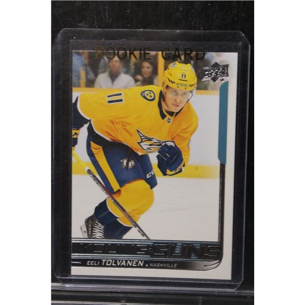 18-19 UD SERIES 1 EELI TOLVANEN RC YOUNG GUNS