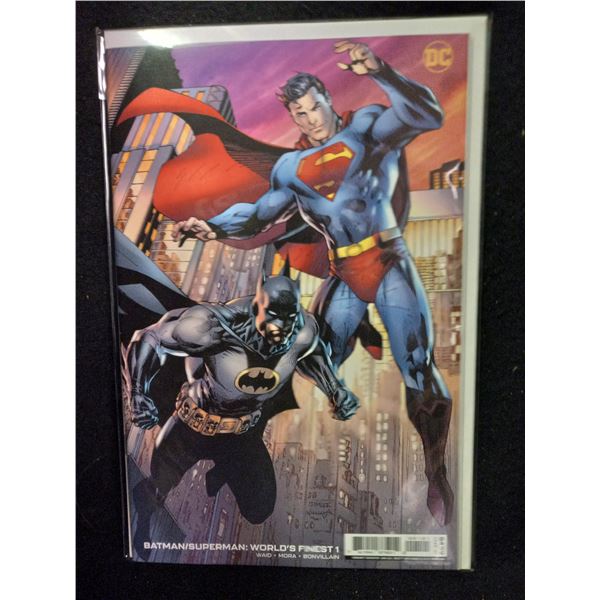 Batman Superman World's Finest #1 Jim Lee Variant Cover
