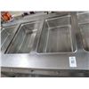 Image 2 : S/S 6'  5 Comp Electric Steam Table w/Overshelf