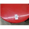 Image 2 : Red Round Pedestal Table