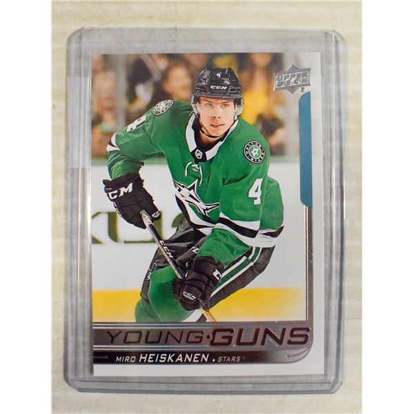 2018-19 UPPER DECK MIRO HEISKANEN YOUNG GUNS