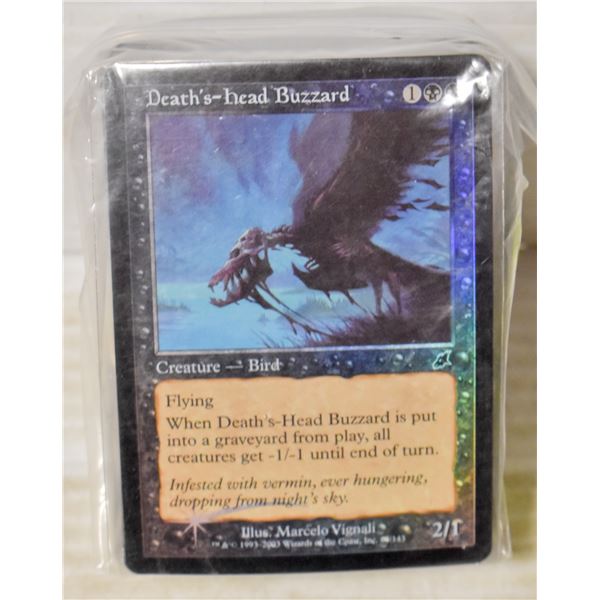 100 MAGIC THE GATHERING BLACK FOIL CARDS