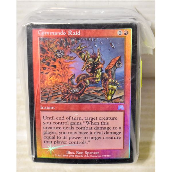 100 MAGIC THE GATHERING RED FOIL CARDS