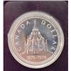Image 1 : 1976 CANADIAN PROOF DOLLAR "LIBRARY OF PARLIAMENT"