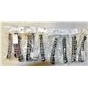 LOT OF 10 NEW MAGNETIC BRACELETS - VARIOUS COLOURS