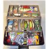 FISHING BOX W/ LURES ETC.