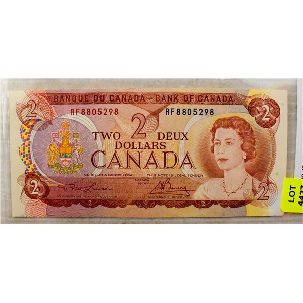 CANADIAN 1974 $2 BILL