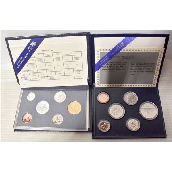 2 CANADA RCM SEALED 6 COIN SETS BOOKLETS SP