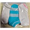 Image 1 : 9 PK LADIES ANKLE SOCKS