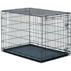 Image 1 : BRAND NEW SINGLE DOOR FOLDING METAL DOG CRATE