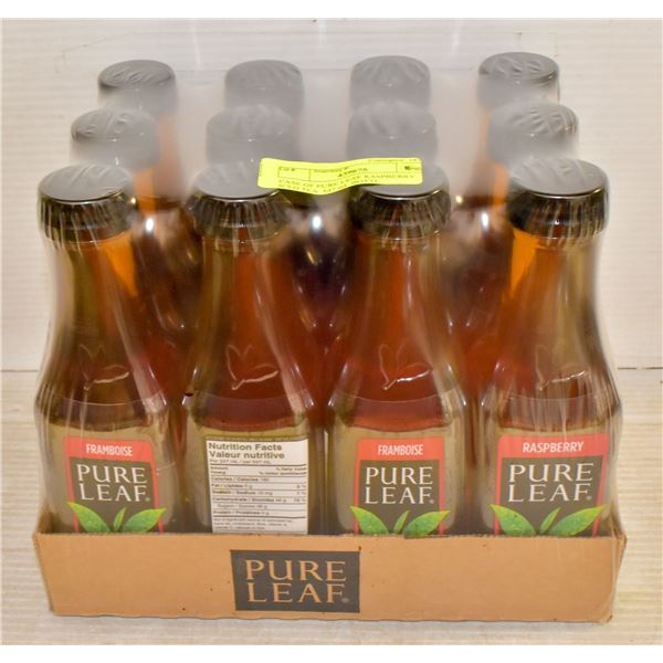 CASE OF PURE LEAF RASPBERRY ICED TEA  547 mL BOTTL