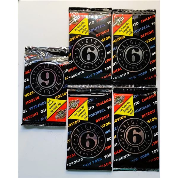 7)  LOT OF 5 PACKS OF VINTAGE FACTORY SEALED