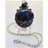 Image 1 : 26)  NATURAL BLUE SODALITE WITH SWISS BLUE TOPAZ