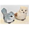 Image 1 : BLUEBIRD +OWL GARDEN ORNAMENTS