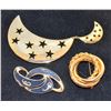 Image 1 : LOT OF 3 VINTAGE BROOCHES FROM THE ESTATE
