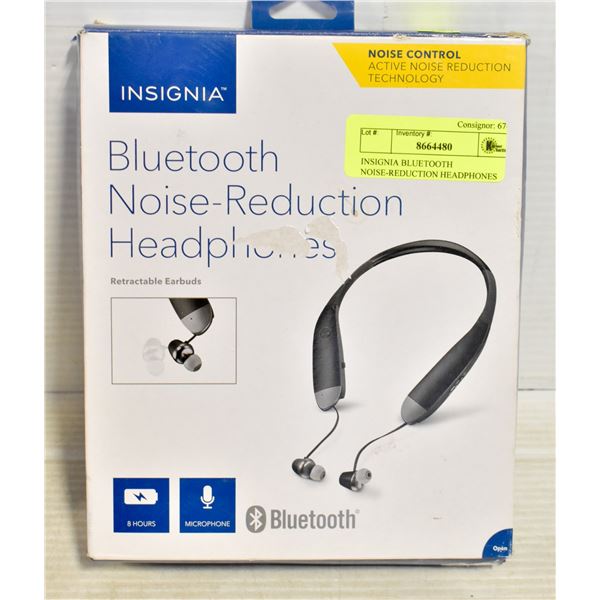 INSIGNIA BLUETOOTH NOISE-REDUCTION HEADPHONES