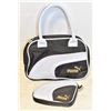 Image 1 : PUMA LEATHER & CANVAS PURSE WITH MATCHING