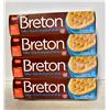 Image 1 : 4 PACK DARE BRETON REDUCED FAT & SALT CRACKERS