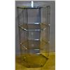 Image 1 : PLASTIC OCTAGON SHAPED DISPLAY 18" X 8"