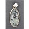 Image 1 : #29-NATURAL PREHNITE PENDANT