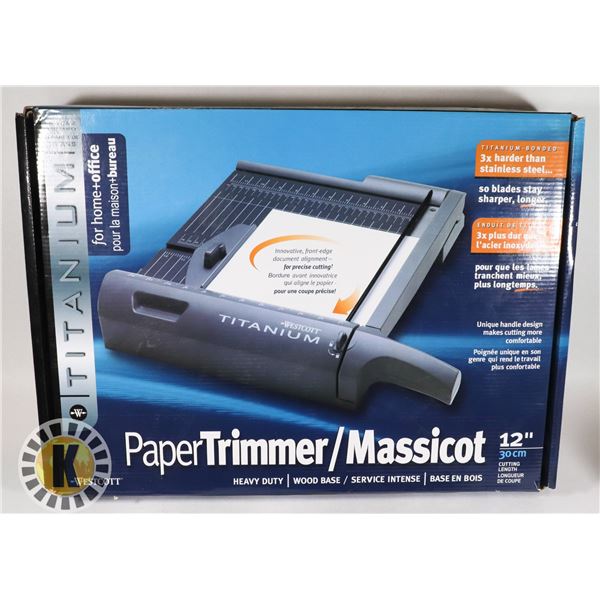 WESTCOTT TITANIUM 12" PAPER TRIMMER