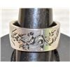 Image 1 : MENS DRAGON RING STEEL SIZE 9.75