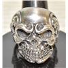 Image 1 : LARGE MENS SKULL RING SZ 12.25