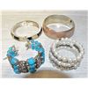 Image 1 : 4 STUNNING LADIES BRACELETS