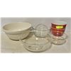 Image 1 : 6 GLASS MIXING BOWLS